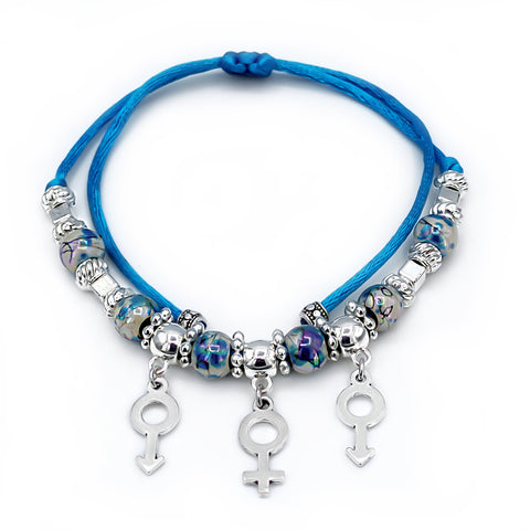 Amazon.com: CumSlut Anklet Bracelet w/Clear Glass Charm Jewelry: Clothing,  Shoes & Jewelry
